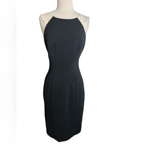 JAY GODFREY Black Sleeveless Cocktail Dress